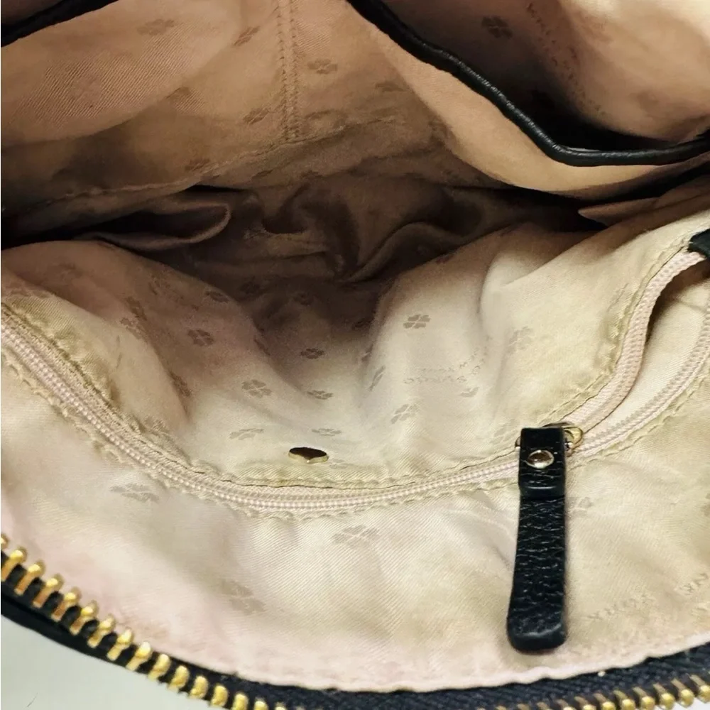 Kate Spade Pebbled Leather Crossbody Bag, Black